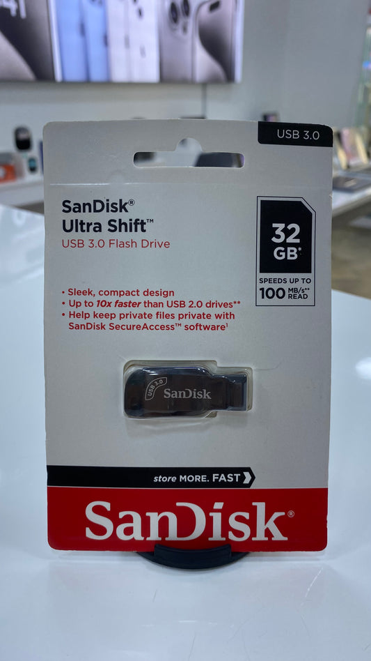 Clé USB Sandisk Ultra Shift 32 GB | 100MB/s